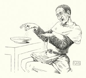 Peter Piper szedett egy csipet ecetes borsot (metszet) alkotó: Leonard Leslie Brooke