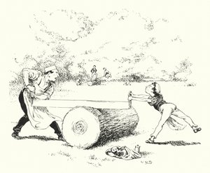 Lásd, láttad, Margery Daw (metszet) alkotó: Leonard Leslie Brooke