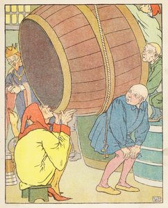 Az aranylúd (színes litográfia) alkotó: Leonard Leslie Brooke