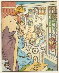 Az aranylúd (színes litográfia) alkotó: Leonard Leslie Brooke