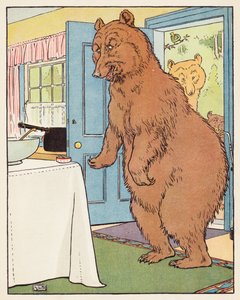 A három medve (színes litográfia) alkotó: Leonard Leslie Brooke