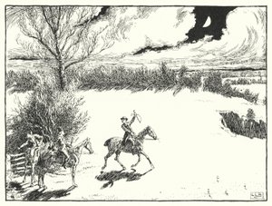 Három joviális walesi volt (metszet) alkotó: Leonard Leslie Brooke