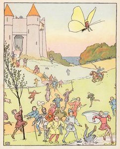 Tom Thumb (színes litográfia) alkotó: Leonard Leslie Brooke