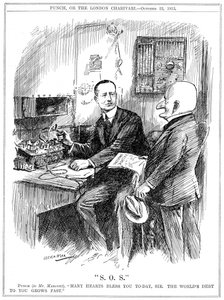 Punch úr köszönetet mondott Marconinak a vezeték nélküli távírásért, amely életeket mentett a tengeren 1913-ban