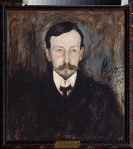 Ivan A Bunin szerző portréja (Ivan A Bunin szerző portréja) - Leonard Viktorovics Turzhansky (1875-1945) festménye, olaj, vászon alkotó: Leonard Viktorovich Turzhansky