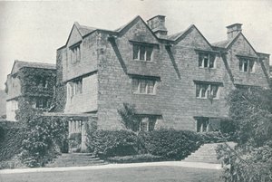 Eyam Hall, Derbyshire, 1907 alkotó: Leonard Willoughby
