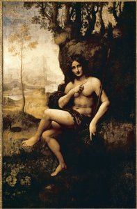 Bacchus (olaj transzponált vászonra alkotó: Leonardo da (studio of) Vinci