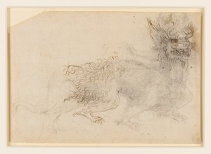 Egy sárkány jelmez tervezése alkotó: Leonardo da Vinci