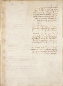Arundel 263, f.151, Leonardo da Vinci feljegyzései a Codex Arundel-ből (toll és tinta papíron) alkotó: Leonardo da Vinci