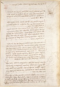 Arundel 263, f.25v Feljegyzések és durva vázlatok a víz által okozott erózióról, a Codex Arundel-ből (toll és tinta papíron) alkotó: Leonardo da Vinci