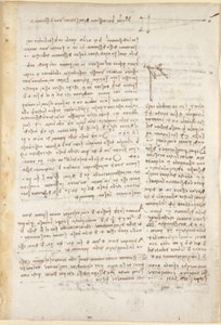 Arundel 263, f.26 Megjegyzések és diagramok a távolságmérési gyorsírási módszerhez, a Codex Arundel-ből (toll és tinta papíron) alkotó: Leonardo da Vinci