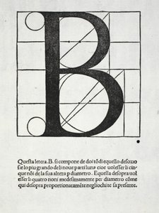 B, Luca Pacioli (c.1445-1517) „Divina Proportione” illusztrációja, eredetileg pub. Velence, 1509 alkotó: Leonardo da Vinci