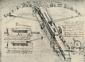 Ballista, 1928 alkotó: Leonardo da Vinci