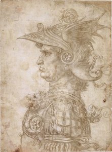 Egy harcos mellszobra alkotó: Leonardo da Vinci