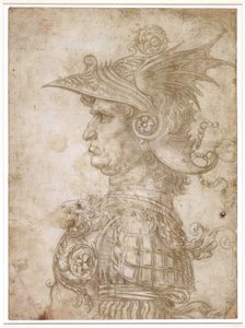Egy harcos mellszobra alkotó: Leonardo da Vinci