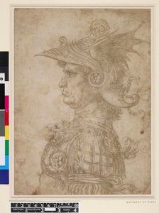 Egy harcos mellszobra alkotó: Leonardo da Vinci