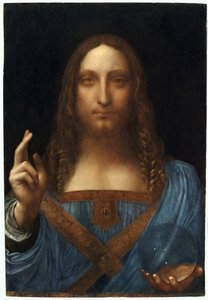 Krisztus előtt Salvatoreként alkotó: Leonardo da Vinci