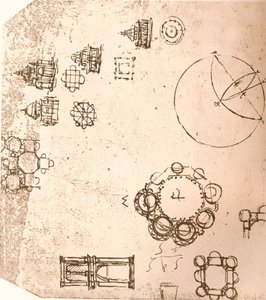 Egyházi építészet rajza, c1472-c1519 1883 alkotó: Leonardo da Vinci