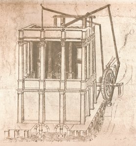 Kastélyok és villák projektjei, c1472-c1519 1883 alkotó: Leonardo da Vinci