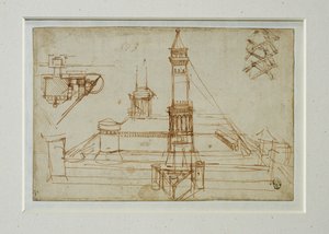 Építészeti tanulmány ... alkotó: Leonardo da Vinci