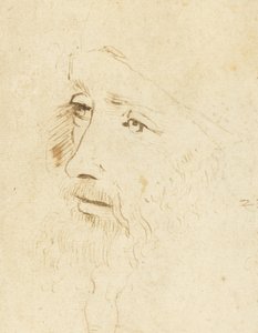 Leonardo da Vinci portréja, 1518 körül. alkotó: Leonardo da Vinci,