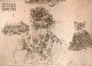 Természeti jelenségek ábrázolása, c1472-c1519 1883 alkotó: Leonardo da Vinci