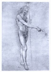 Keresztelő Szent János, 1478. alkotó: Leonardo da Vinci