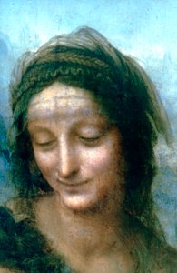 Szűz és gyermek Szent Anna részlettel, 1502-1516 alkotó: Leonardo da Vinci