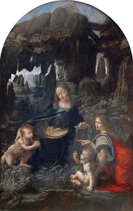 A Sziklák Szűzanyja alkotó: Leonardo da Vinci