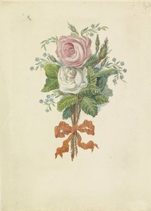 Rózsák a királyi család sziluettjeivel, 1816