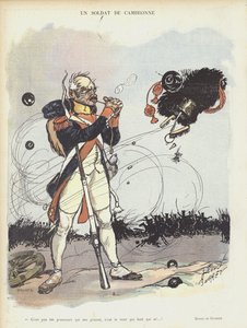 Cambronne katona. Illusztráció Le Rire
