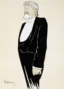 Jean Mounet-Sully színész (1841-1916), Leonetto Cappiello (1875-1942) karikatúrája alkotó: Leonetto Cappiello