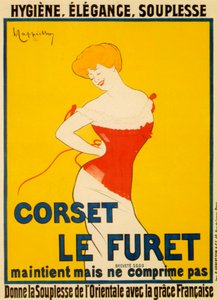 Le Furet fűző alkotó: Leonetto Cappiello