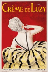 "Creme de Luzy", a párizsi Luzy kozmetikai cég reklámplakátja, 1919