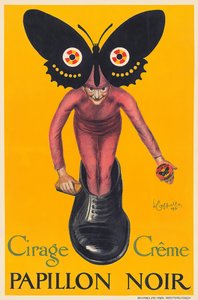 Fekete pillangó, 1921. alkotó: Leonetto Cappiello