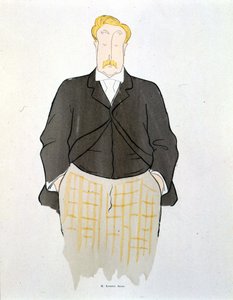 Alphonse Allais portréja, Leonetto Cappiello (1875-1942) 1900 körül. alkotó: Leonetto Cappiello
