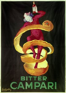 A Bitter Campari aperitif plakátja. Illusztráció: Leonetto Cappiello (1875-1942) 1921 Párizs, díszítőművészet