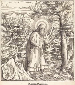 Szent Ramaricus alkotó: Leonhard Beck