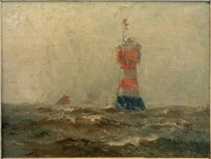Roter Sand világítótorony a Weser torkolatában