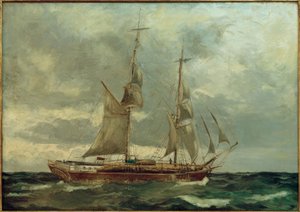 Schoonerbrigg alkotó: Leonhard Sandrock