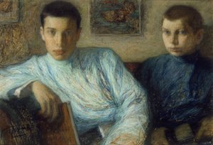Borisz és Alexander Pasternak portréja, 1905
