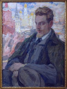 Rainer Maria Rilke költő (1875-1926) portréja, Pasternak, Leonyid Oszipovics (1862-1945). Olajfestmény