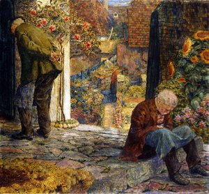 Szegényház Melkben (olaj, tempera és ceruza a fedélzeten)