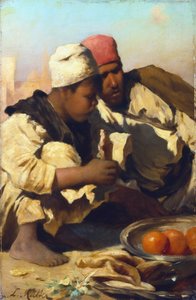 „A kairói piacon ülő arabok”, 1854-1892
