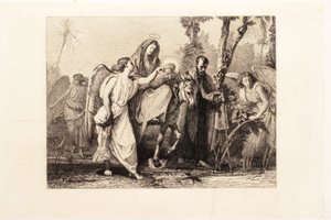 Menekülés Egyiptomba alkotó: Leopold Flameng
