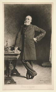 Pierre Puvis de Chavannes portréja alkotó: Leopold Flameng