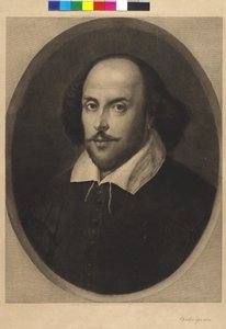 Shakespeare alkotó: Leopold Flameng
