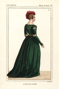 Savoyai Ágnes, Longueville grófnője alkotó: Leopold Massard