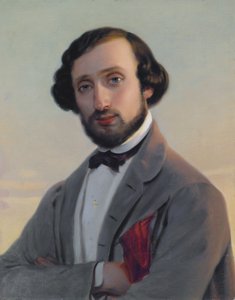 Ludwig August Frankl von Hochwart (1810-1894) portréja alkotó: Leopold Pollak