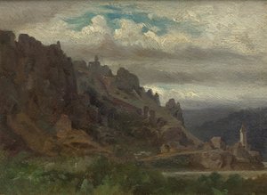Kilátás Dürnsteinből alkotó: Leopold Till